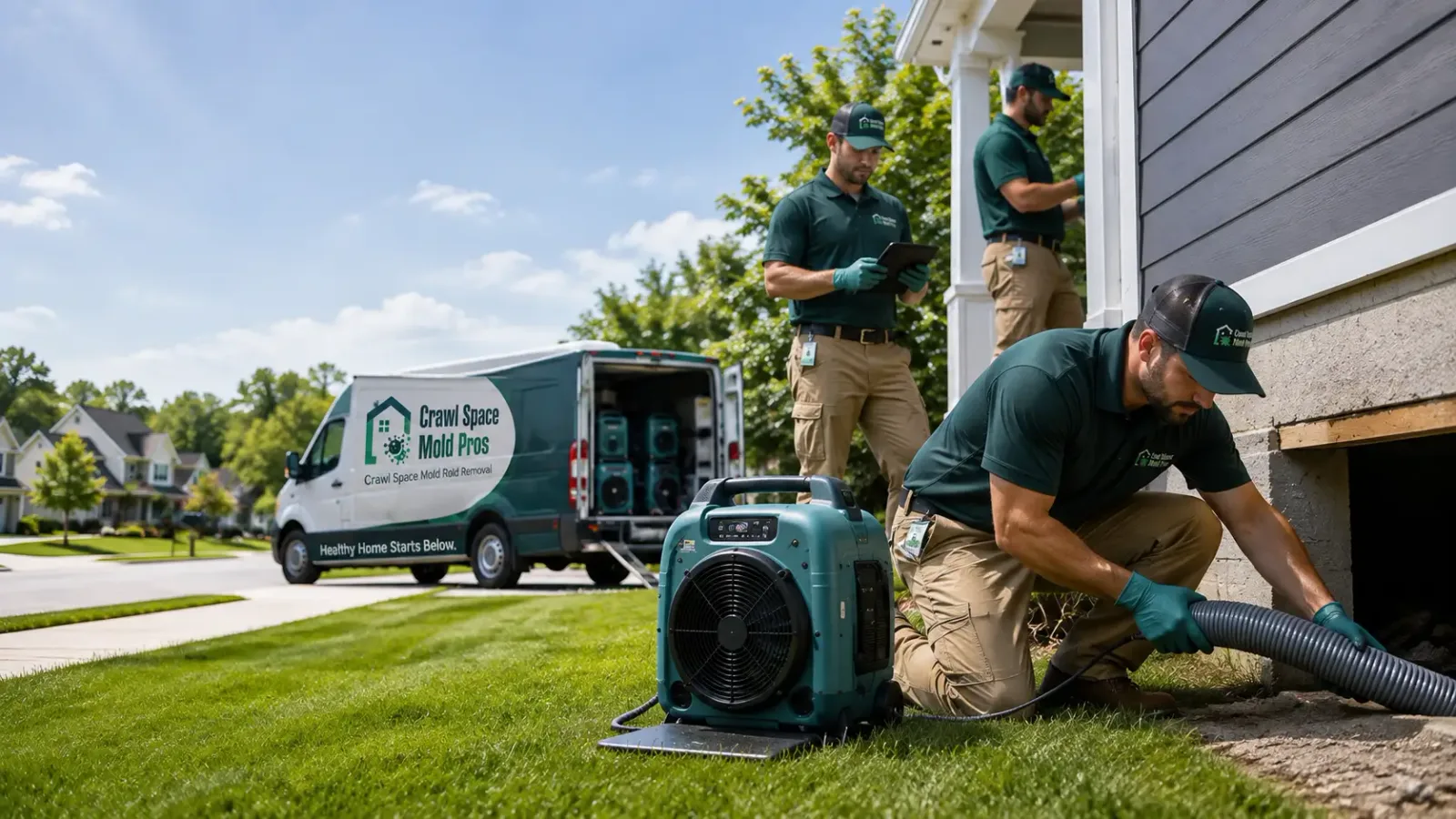 Crawl Space Mold Removal in Riverdale, NJ